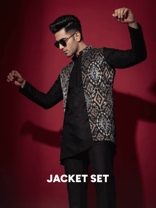 Kurta Jacket Set
