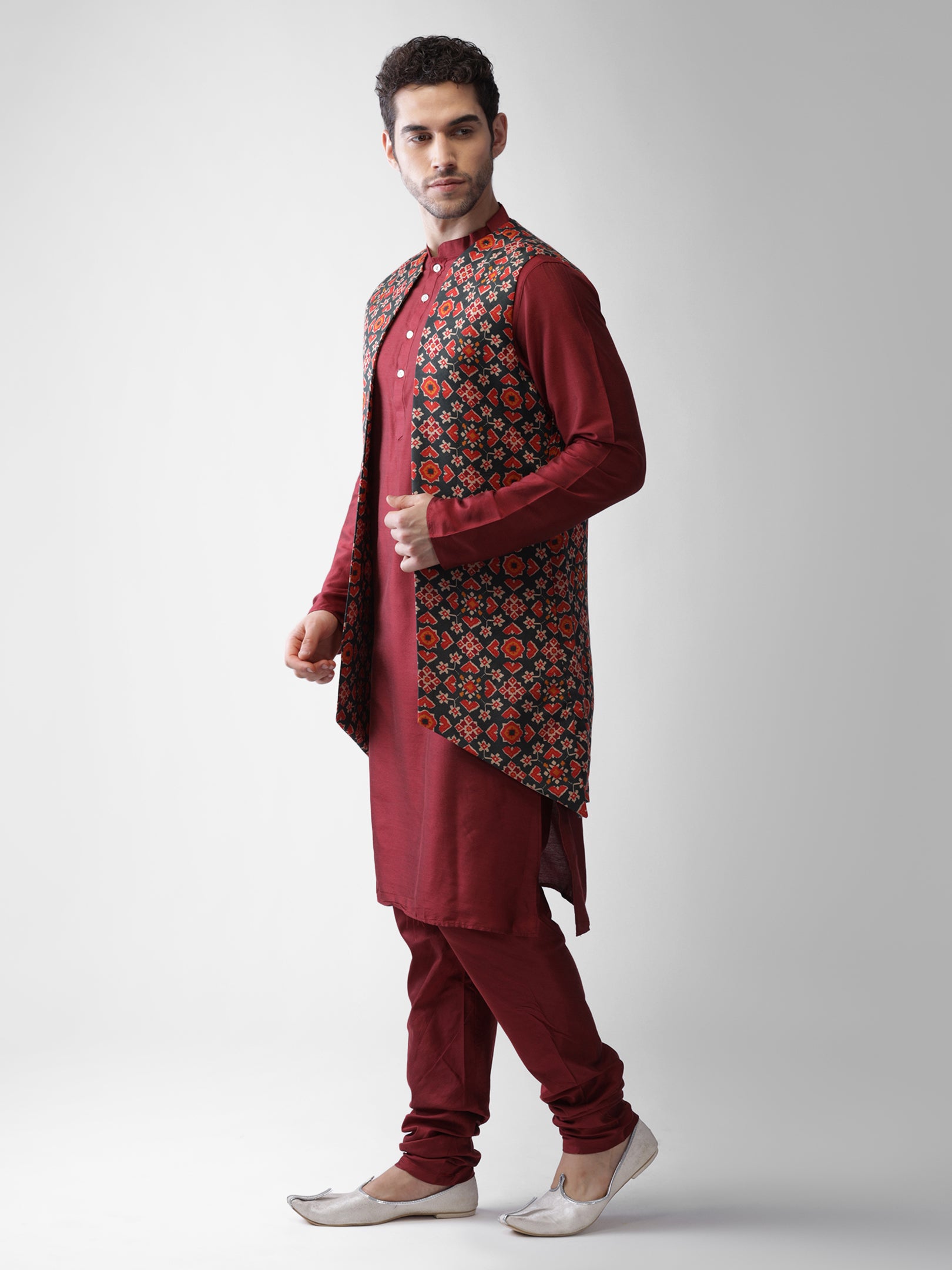 Kurta with jacket for man hotsell