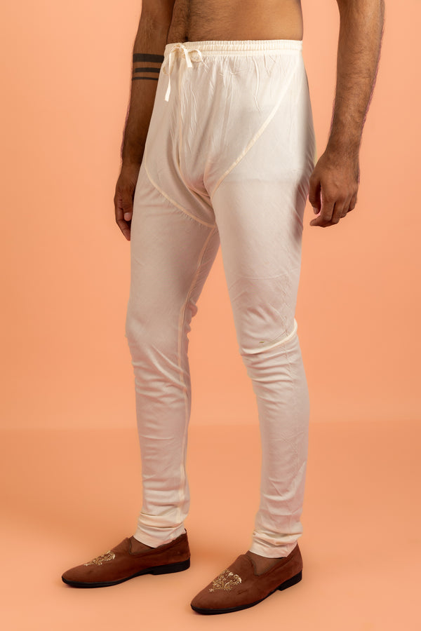 Multicolor Art Silk Embroidered Nehru Jacket with Kurta Churidar