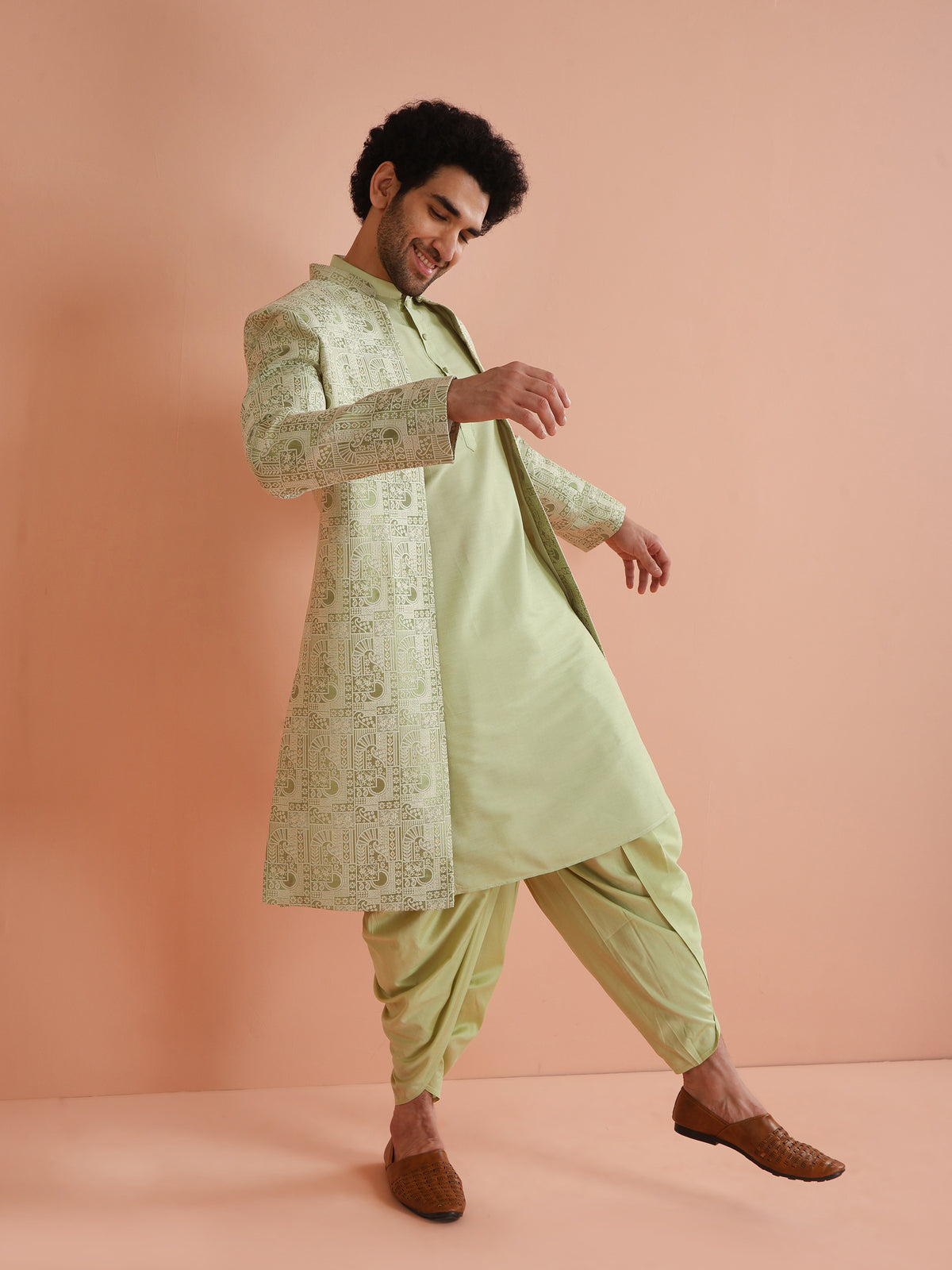 Printed Kurta Best Dhoti Kurta Discount Designer Dhoti Kurta For
