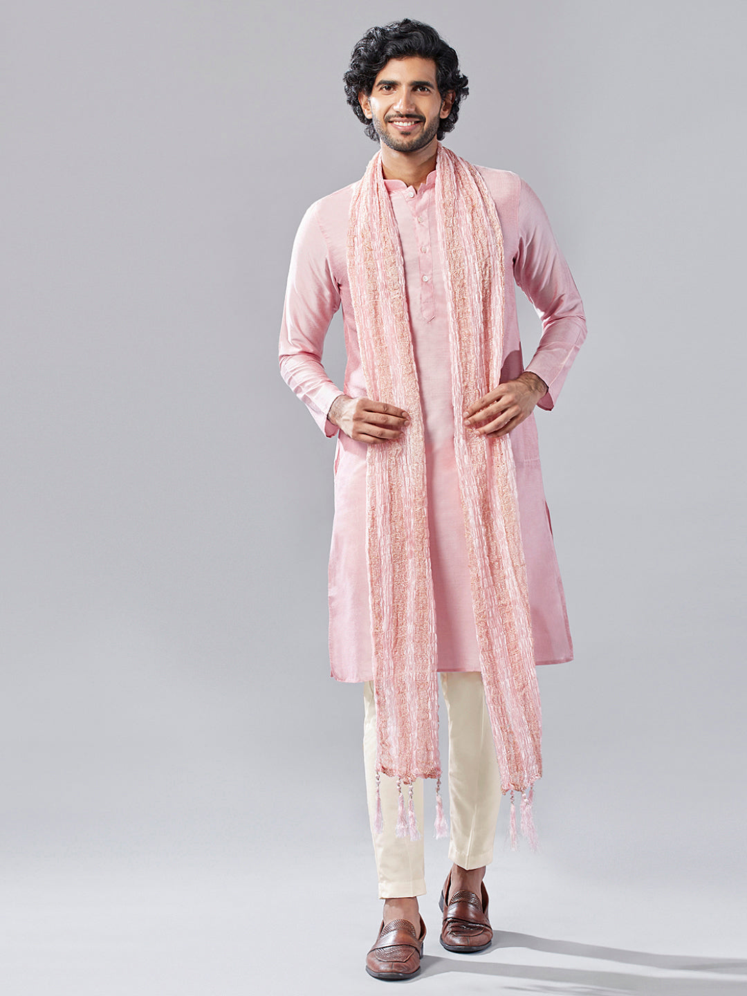 Buy online Blue Printed Linen Kurta Trouser Set With Solid Nehru Jacket  from Clothing for Men by Hangup for ₹2649 at 64% off | 2024 Limeroad.com